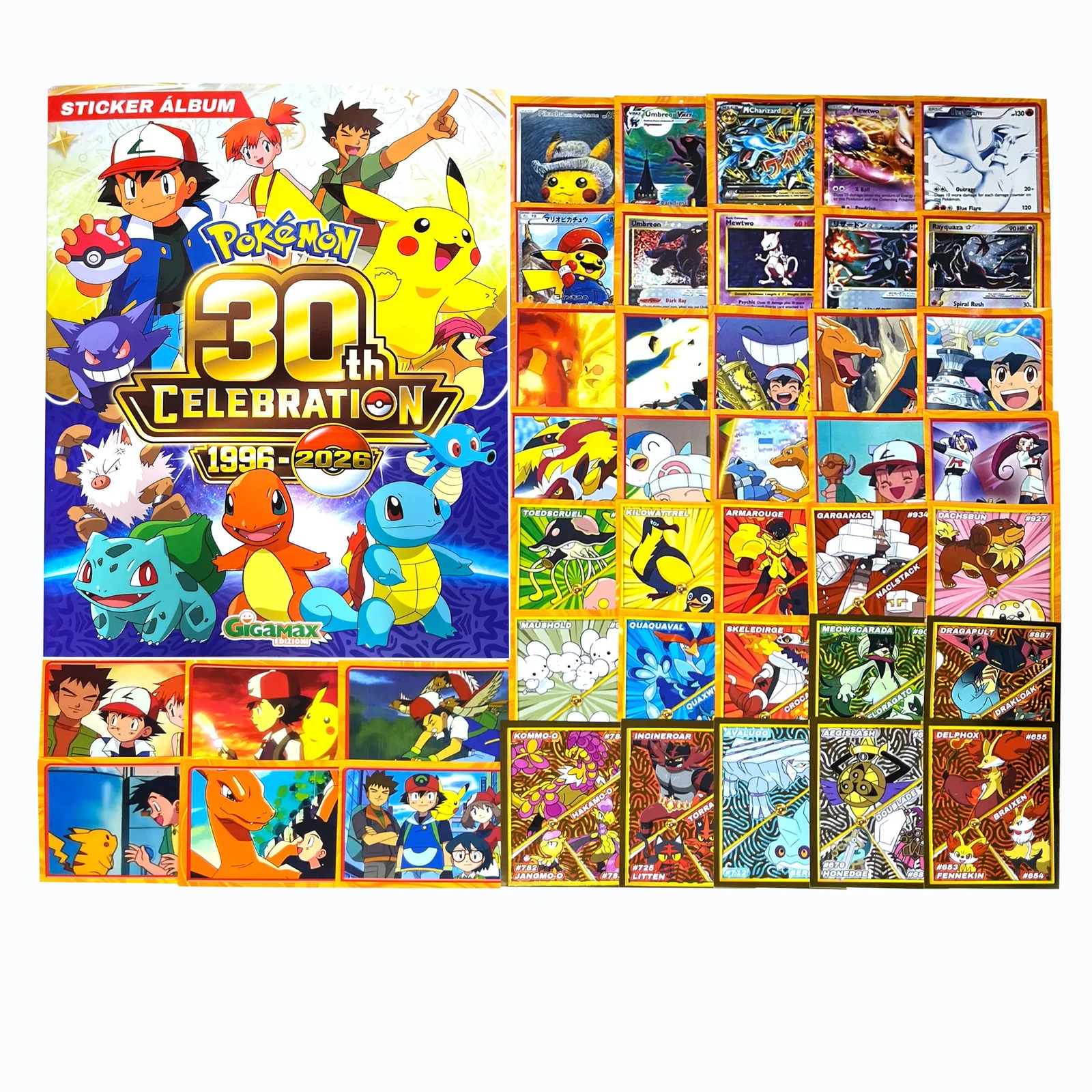 Álbum Pokémon 30 Aniversario + Set completo